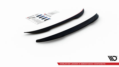 Spoiler CAP für Mini Cooper / One R50 schwarz Hochglanz
