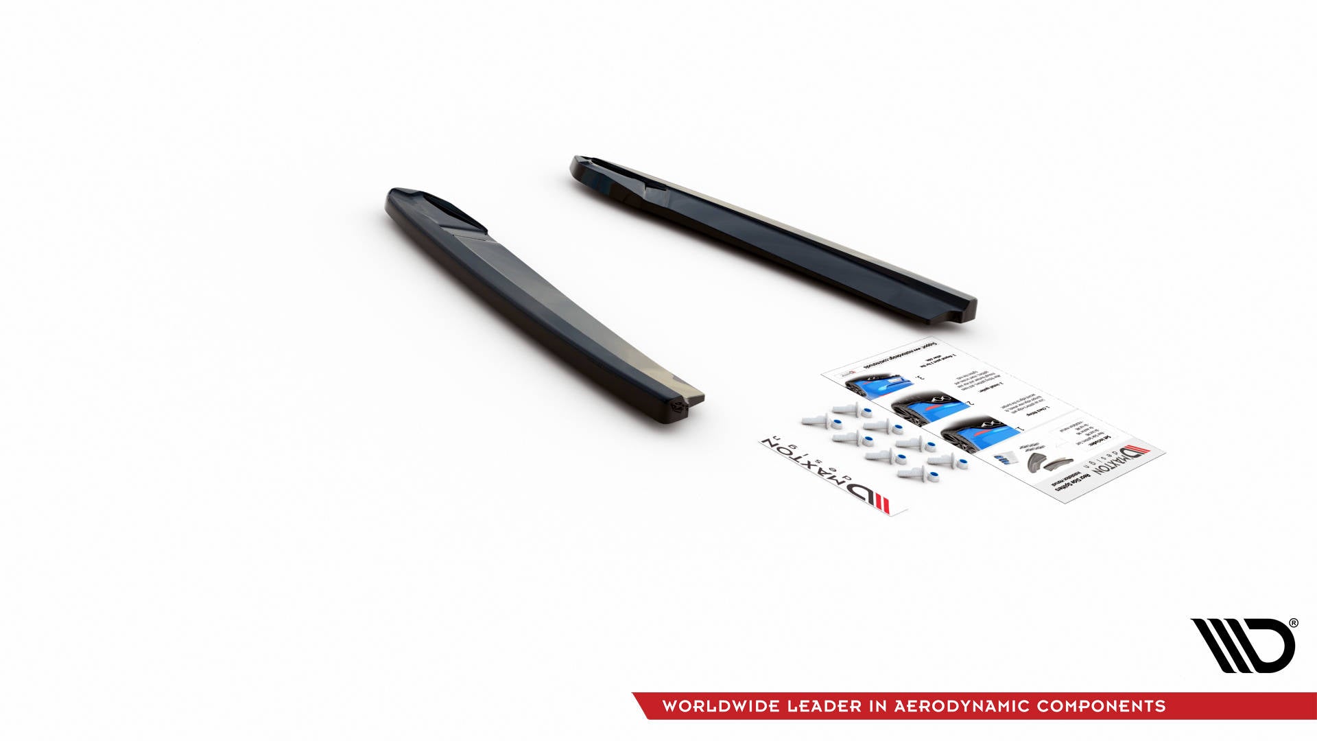 Heck Ansatz Flaps Diffusor V.4 für Skoda Octavia RS Mk4 Carbon Look
