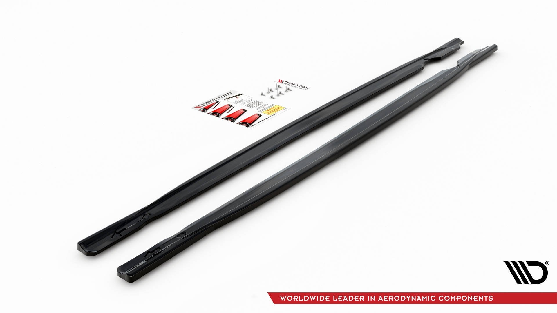 Seitenschweller Ansatz für V.1 für Volkswagen Golf R Mk8 Carbon Look