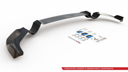 Mittlerer Diffusor Heck Ansatz für Hyundai I30 N Mk3 Hatchback schwarz Hochglanz