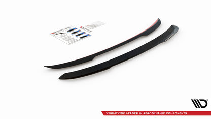 Spoiler CAP für Renault Clio Mk5 schwarz matt