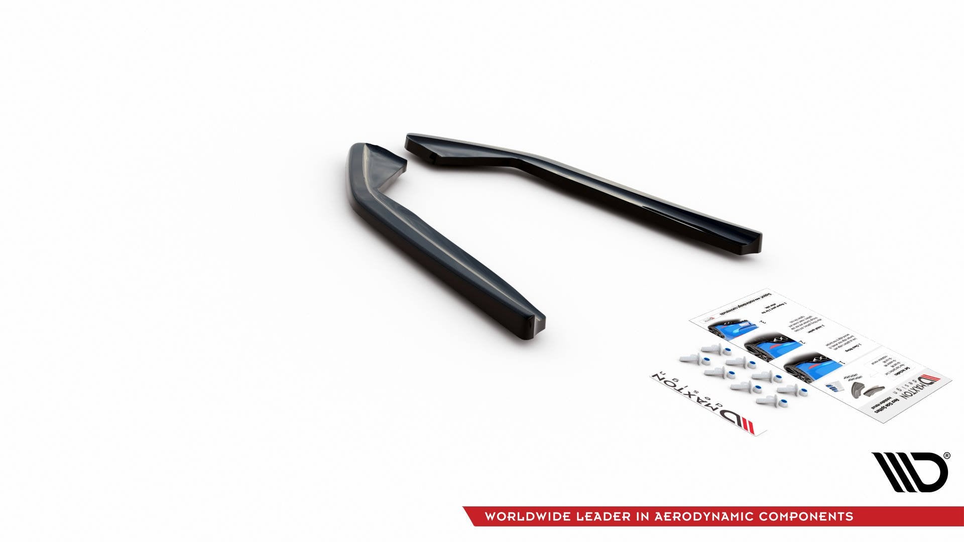 Heck Ansatz Flaps Diffusor V.2 für Honda Accord Mk7 Type-S Carbon Look