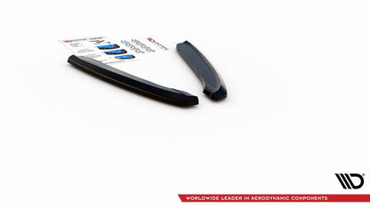 Heck Ansatz Flaps Diffusor für Porsche 911 Carrera 991 schwarz Hochglanz
