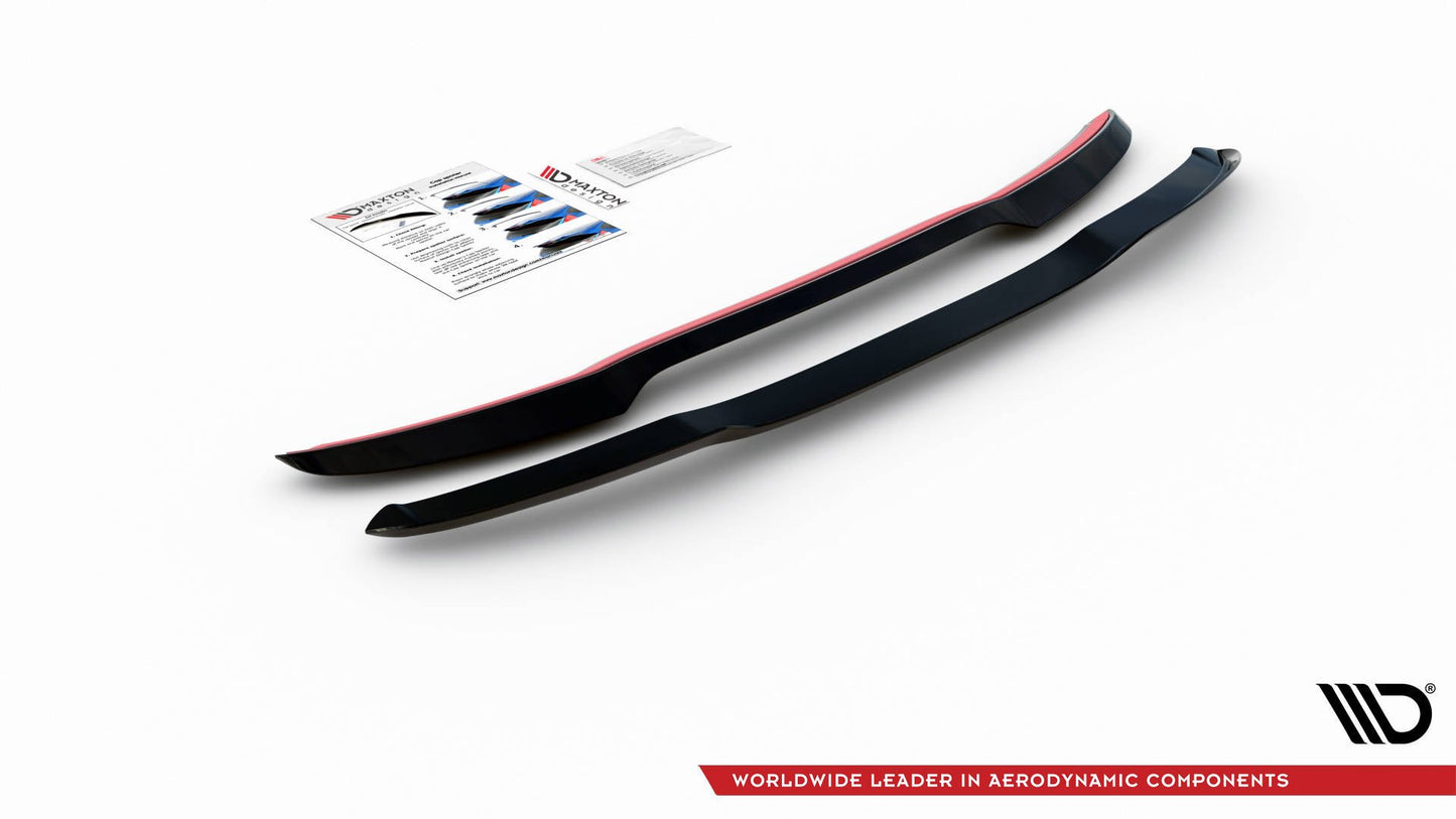 Spoiler CAP für Peugeot 2008 Mk2 schwarz matt