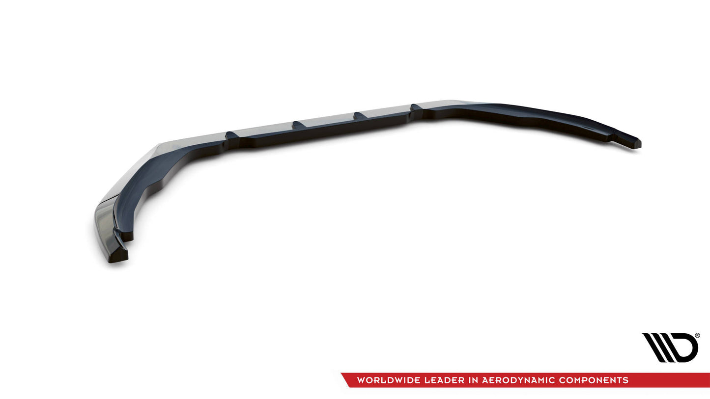 Front Ansatz V.1 für Peugeot 208 GTi Mk1 schwarz Hochglanz