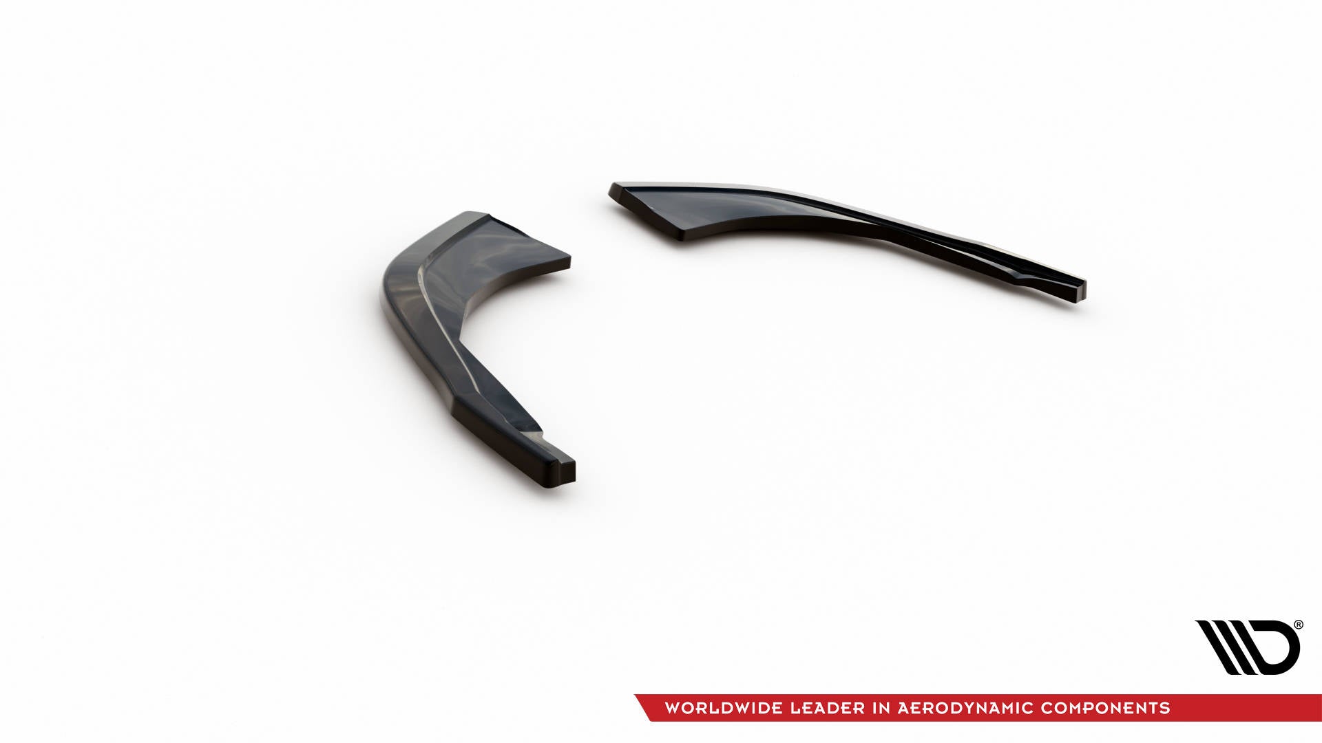 Heck Ansatz Flaps Diffusor für Volkswagen Atlas Cross schwarz matt