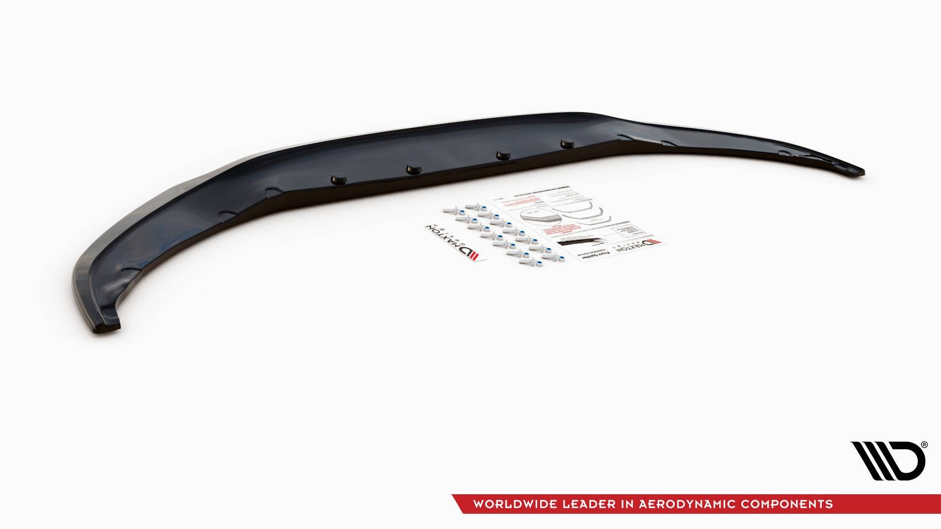 Front Ansatz V.1 für BMW 7 M-Paket G11 schwarz matt