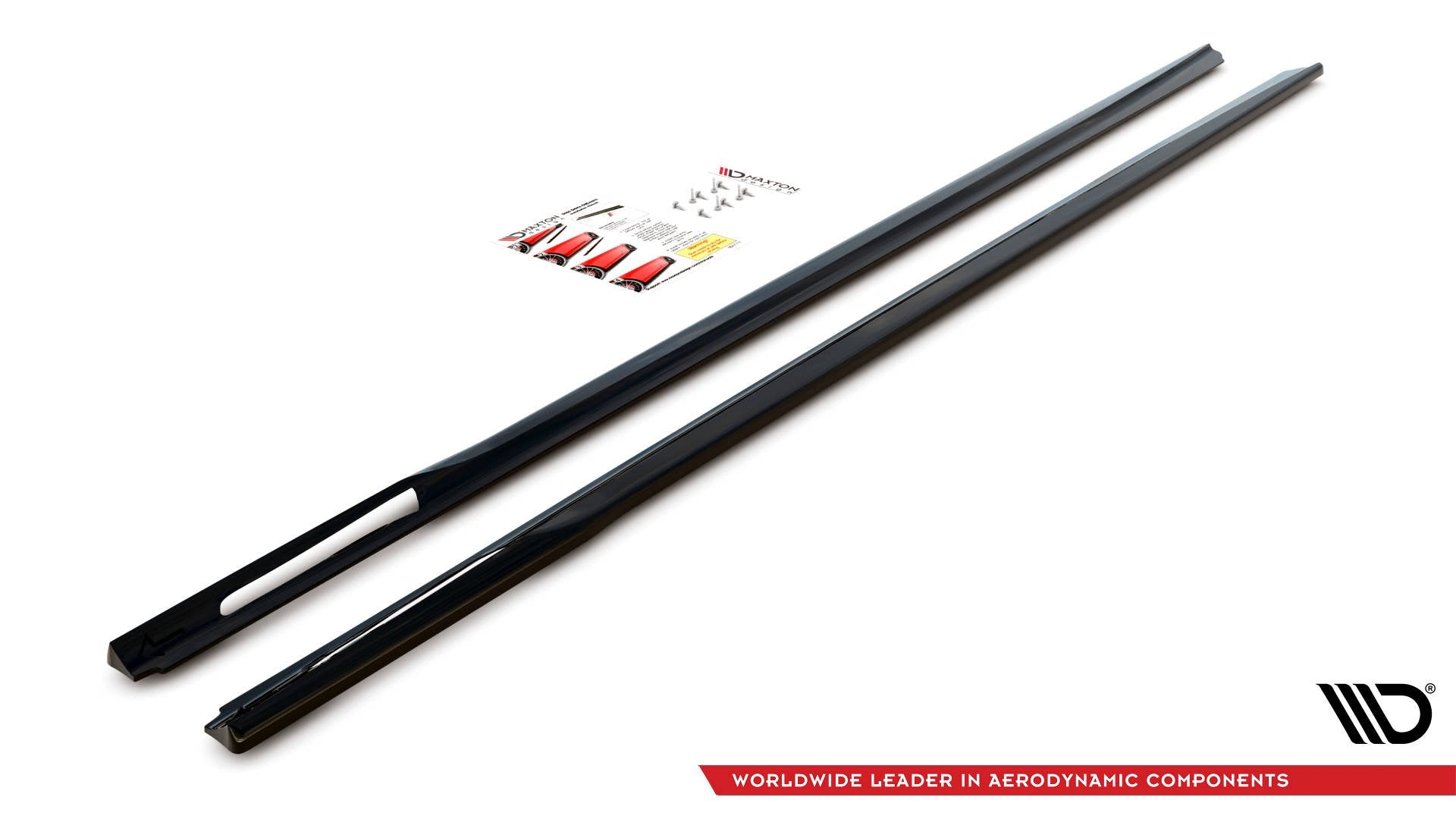 Seitenschweller Ansatz für V.2 für BMW 3er G20 / G21 M-Paket schwarz matt