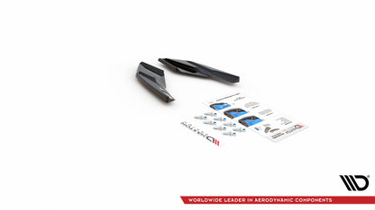 Heck Ansatz Flaps Diffusor für VW Golf 8  schwarz matt