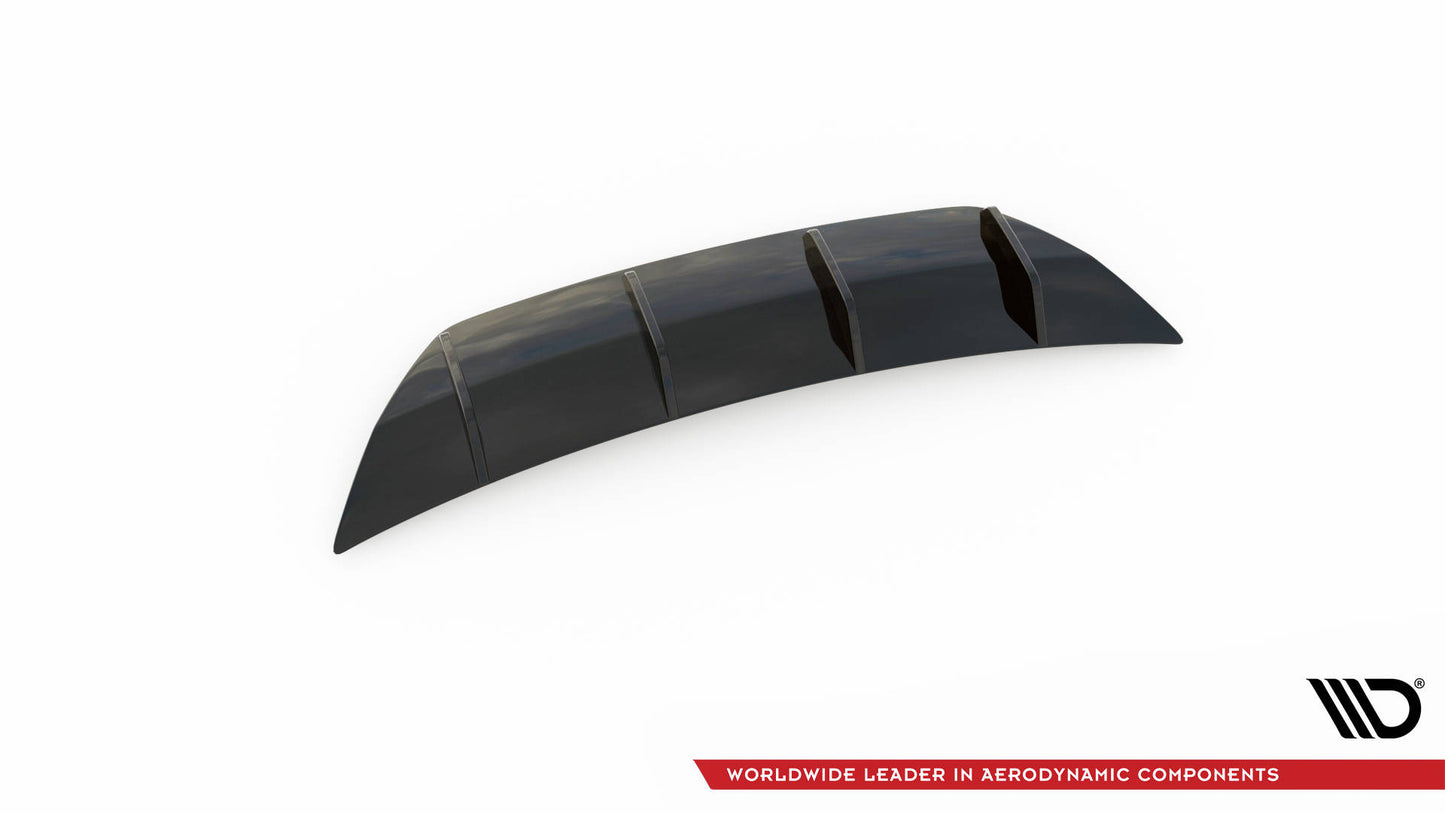 Diffusor Heck Ansatz für Volkswagen Atlas Cross Sport schwarz matt
