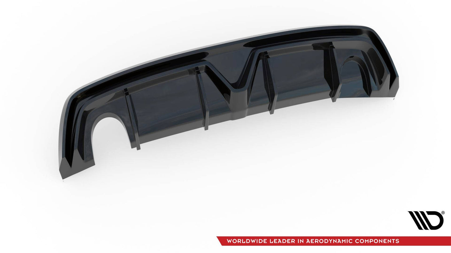Diffusor Heck Ansatz für Alfa Romeo Giulietta Facelift (Einzelauspuffversion)