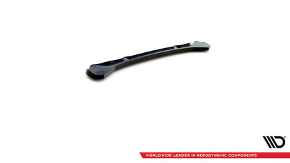 Mittlerer Diffusor Heck Ansatz für BMW X4 M-Paket G02 Facelift schwarz matt
