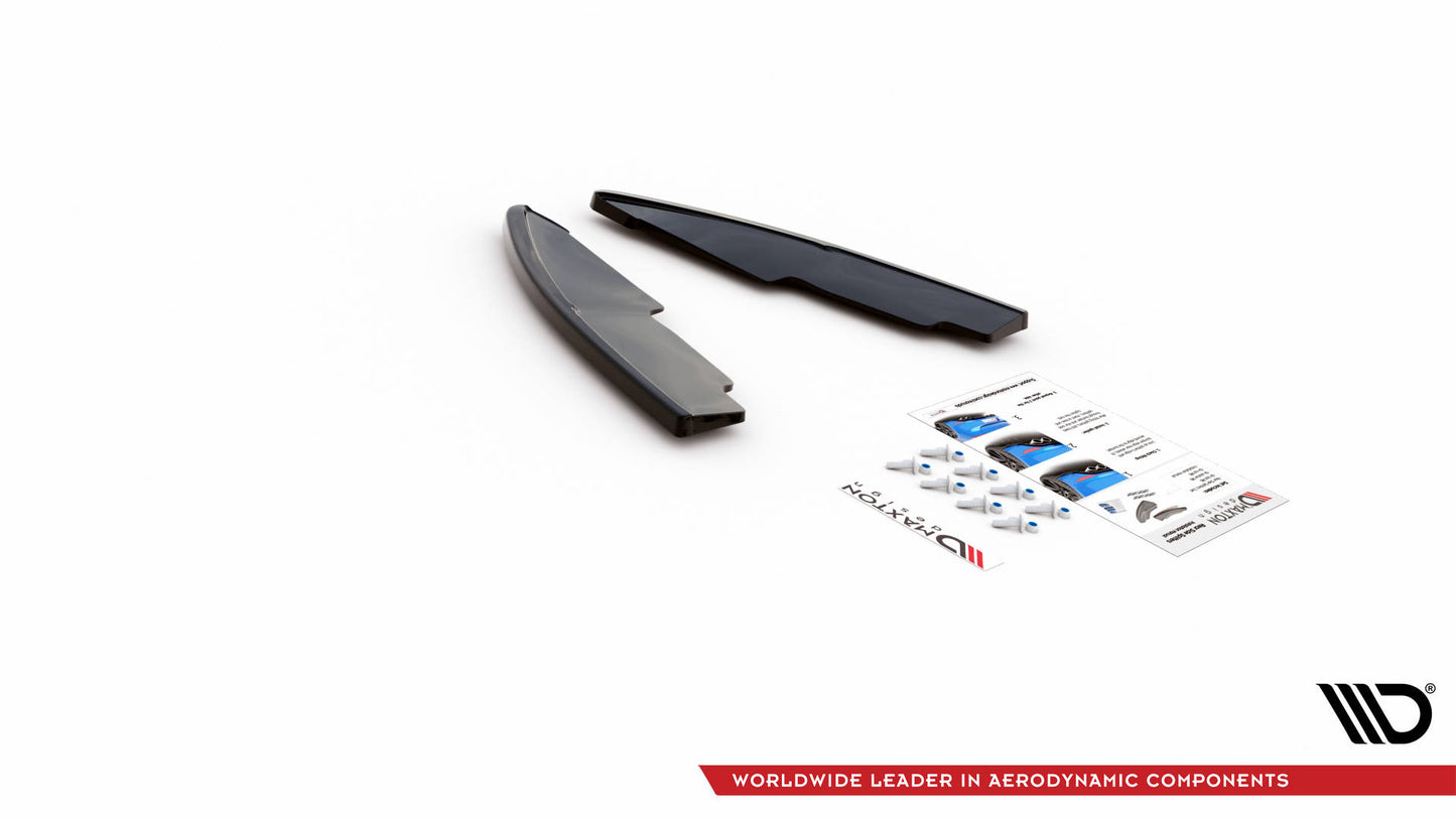 Heck Ansatz Flaps Diffusor für Ford Kuga ST-Line Mk3 schwarz Hochglanz
