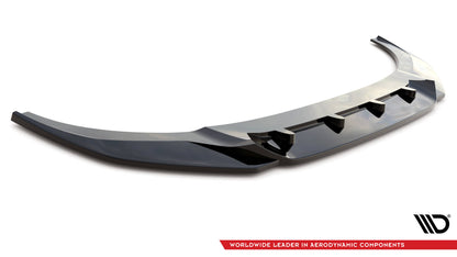 Front Ansatz V.2 für Audi RSQ8 Mk1 schwarz Hochglanz