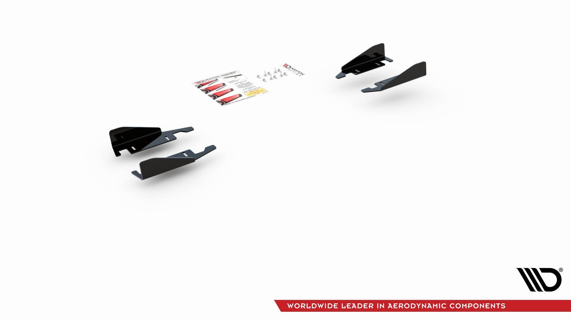 Side Flaps Volkswagen Golf 8 GTI / GTI Clubsport schwarz Hochglanz