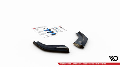 Heck Ansatz Flaps Diffusor V.2 für Hyundai I30 N Hatchback Mk3 Facelift schwarz matt