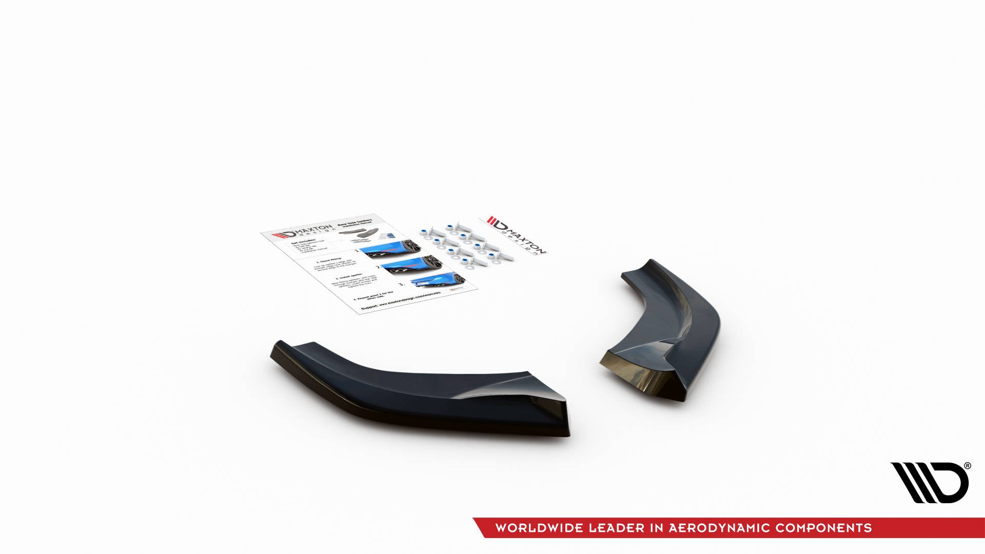 Heck Ansatz Flaps Diffusor V.2 für Hyundai I30 N Hatchback Mk3 Facelift Carbon Look
