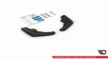 Heck Ansatz Flaps Diffusor V.2 für BMW 1er F40 M-Paket Carbon Look
