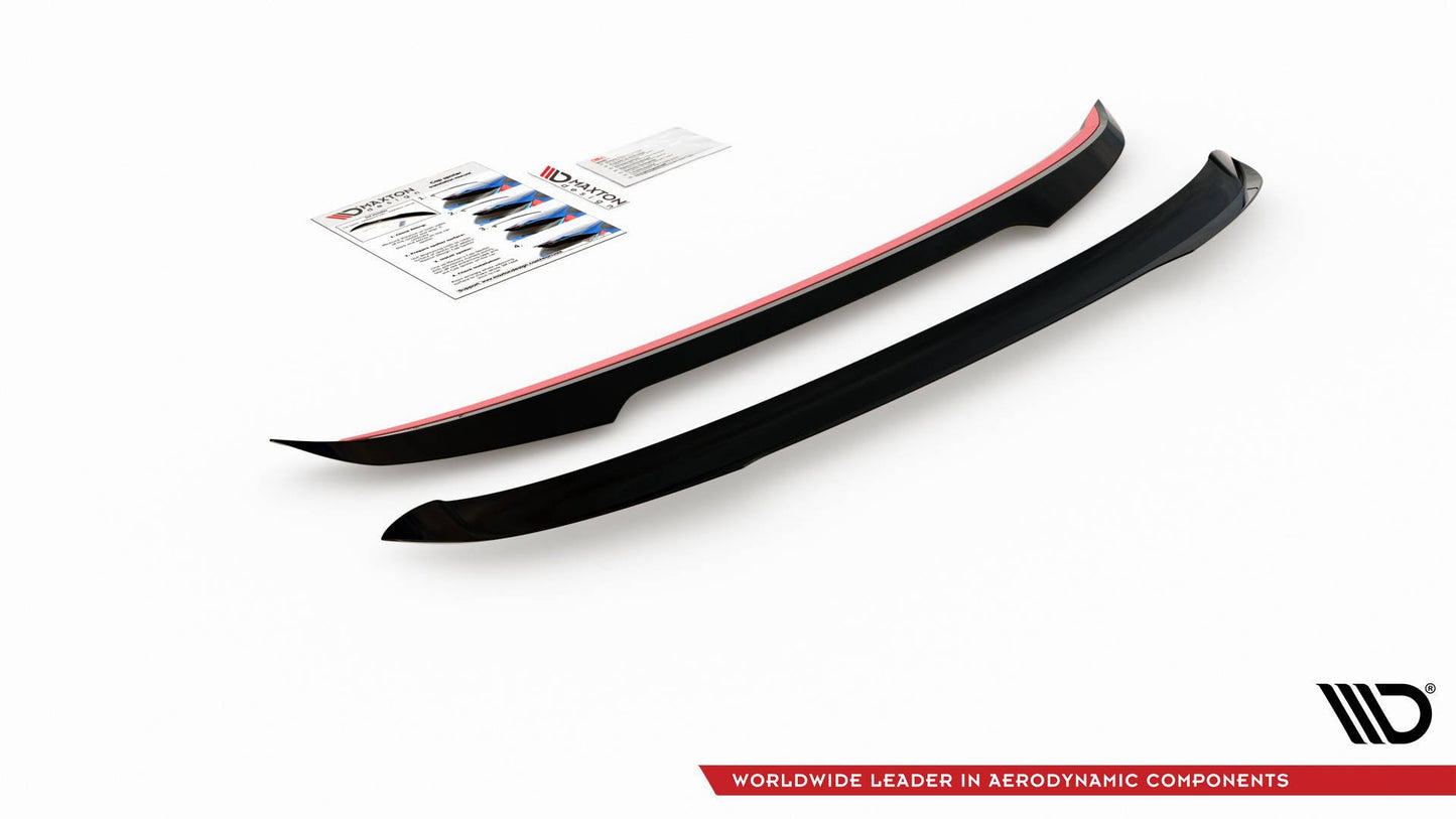 Spoiler CAP V.1 für Volkswagen Golf 8 GTI / R schwarz matt
