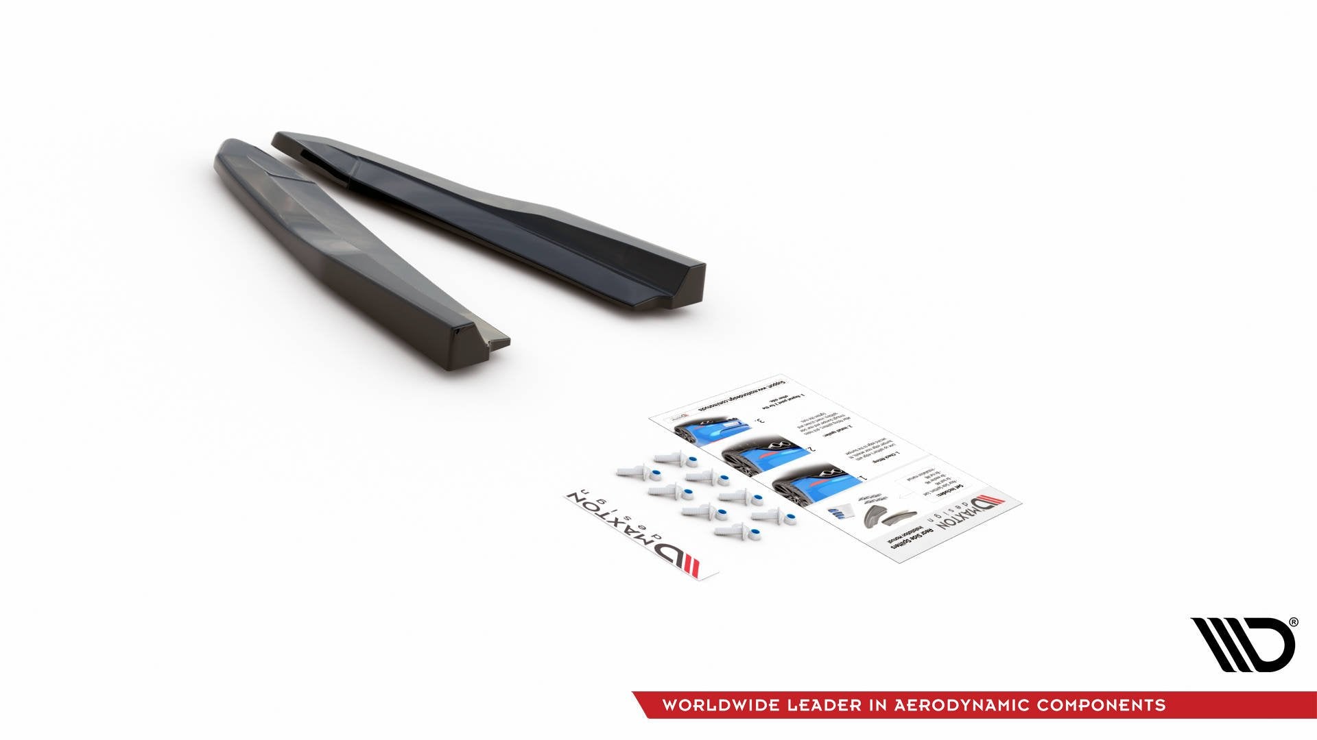 Heck Ansatz Flaps Diffusor V.3 für Skoda Octavia RS Mk4 Carbon Look