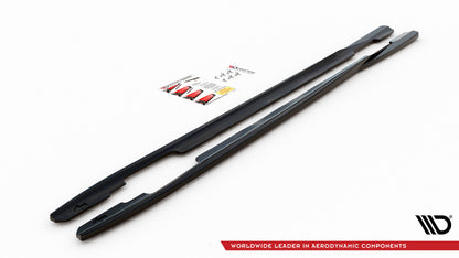 Seitenschweller Ansatz für Ford Mondeo ST-Line Mk5 Facelift Carbon Look