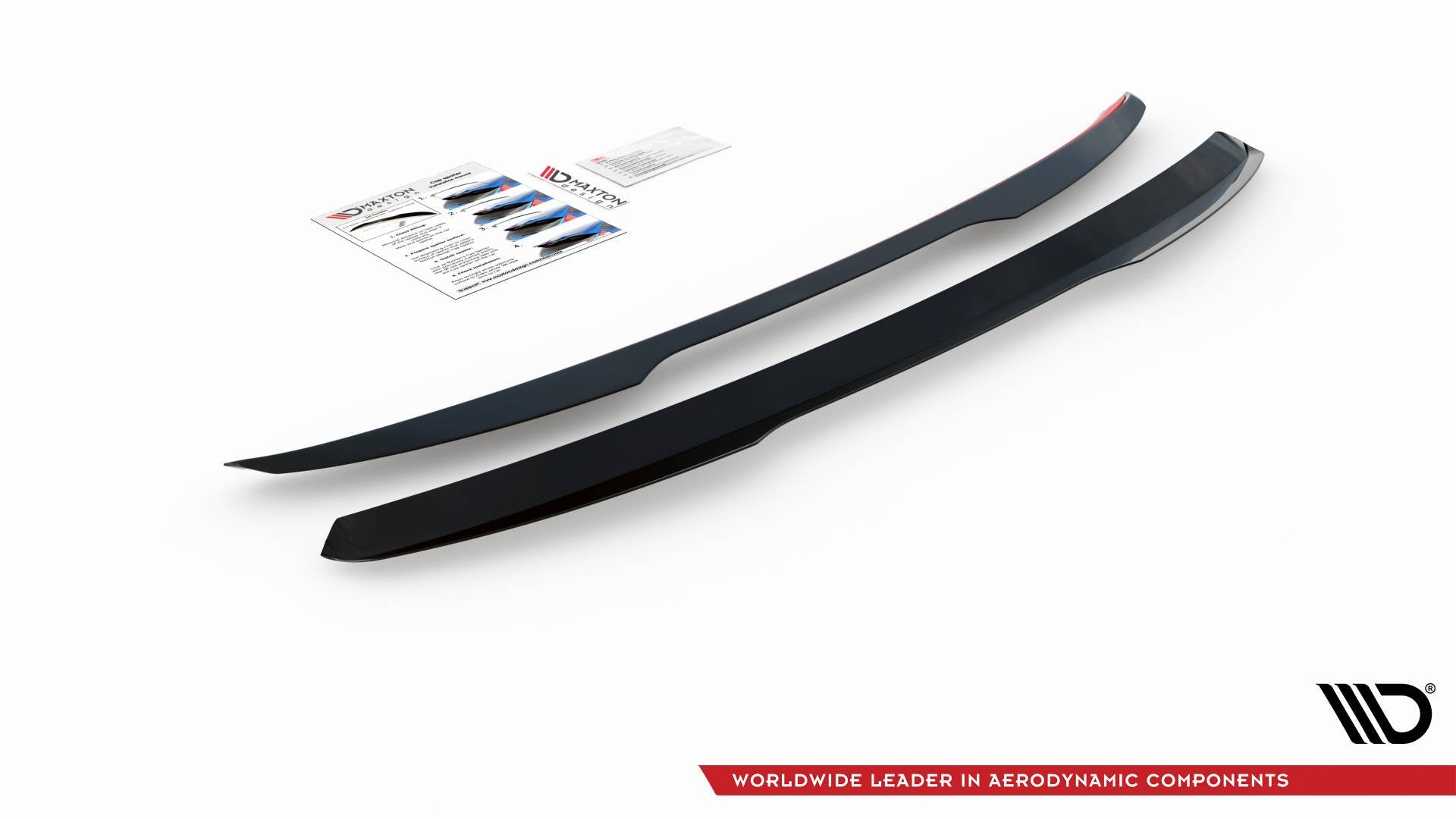 Spoiler CAP für Skoda Karoq Sportline schwarz matt