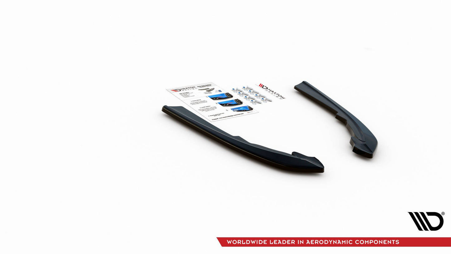 Heck Ansatz Flaps Diffusor für BMW 3er G20 / G21 schwarz Hochglanz