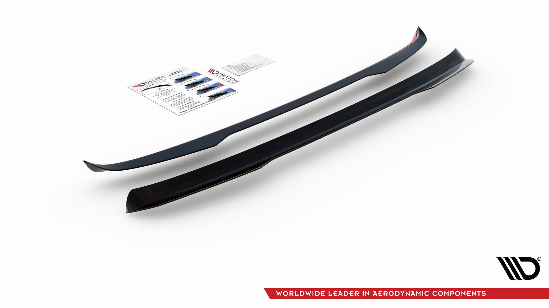 Spoiler CAP für Volkswagen Touareg R-Line Mk3 schwarz Hochglanz