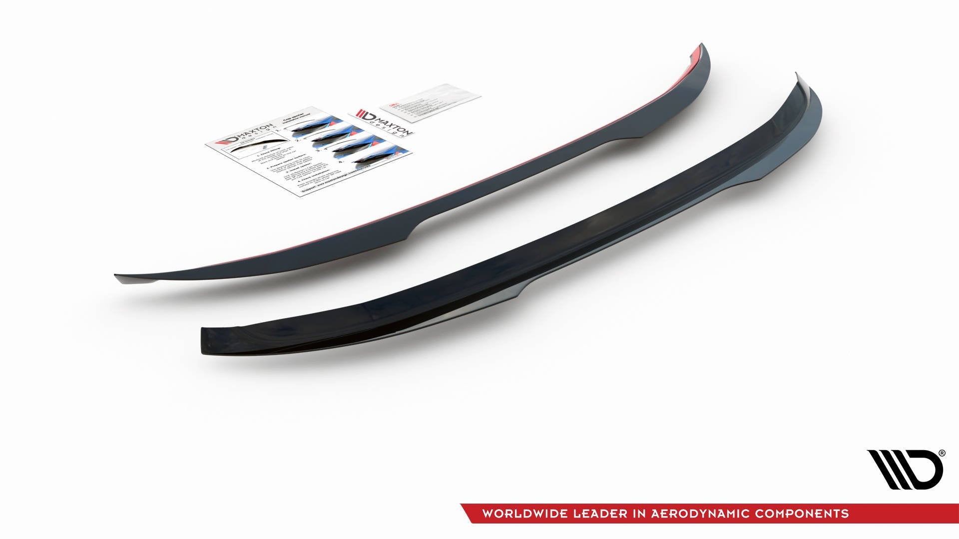 Spoiler CAP für Peugeot 308 SW Mk2 Facelift schwarz matt