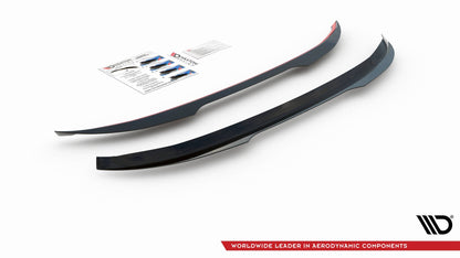 Spoiler CAP für Peugeot 308 SW Mk2 Facelift schwarz matt