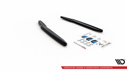 Heck Ansatz Flaps Diffusor für BMW 6er GT G32 M-Paket schwarz matt