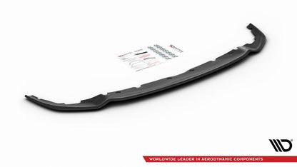 Front Ansatz V.4 für BMW 1er F40 M-Paket/ M135i  schwarz Hochglanz