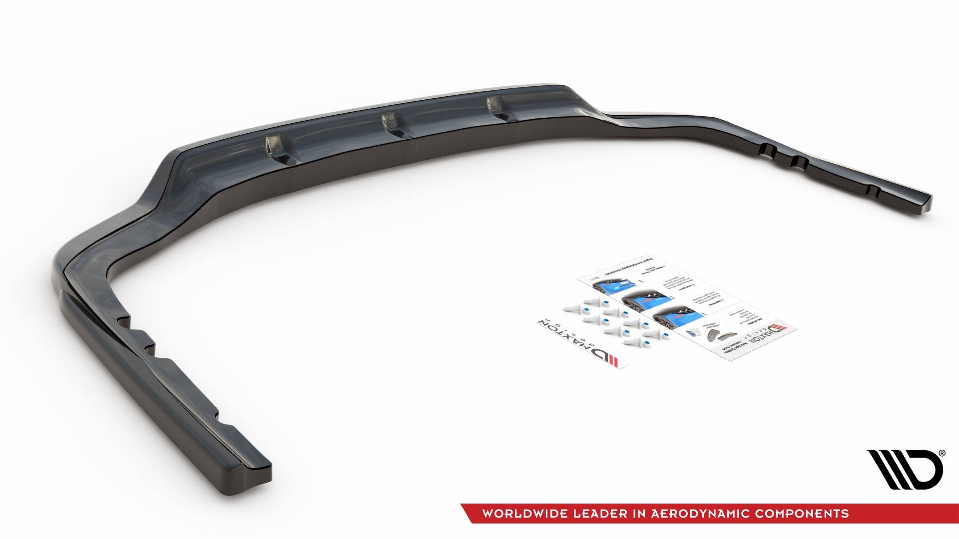 Mittlerer Diffusor Heck Ansatz DTM Look für BMW X7 M G07 schwarz Hochglanz
