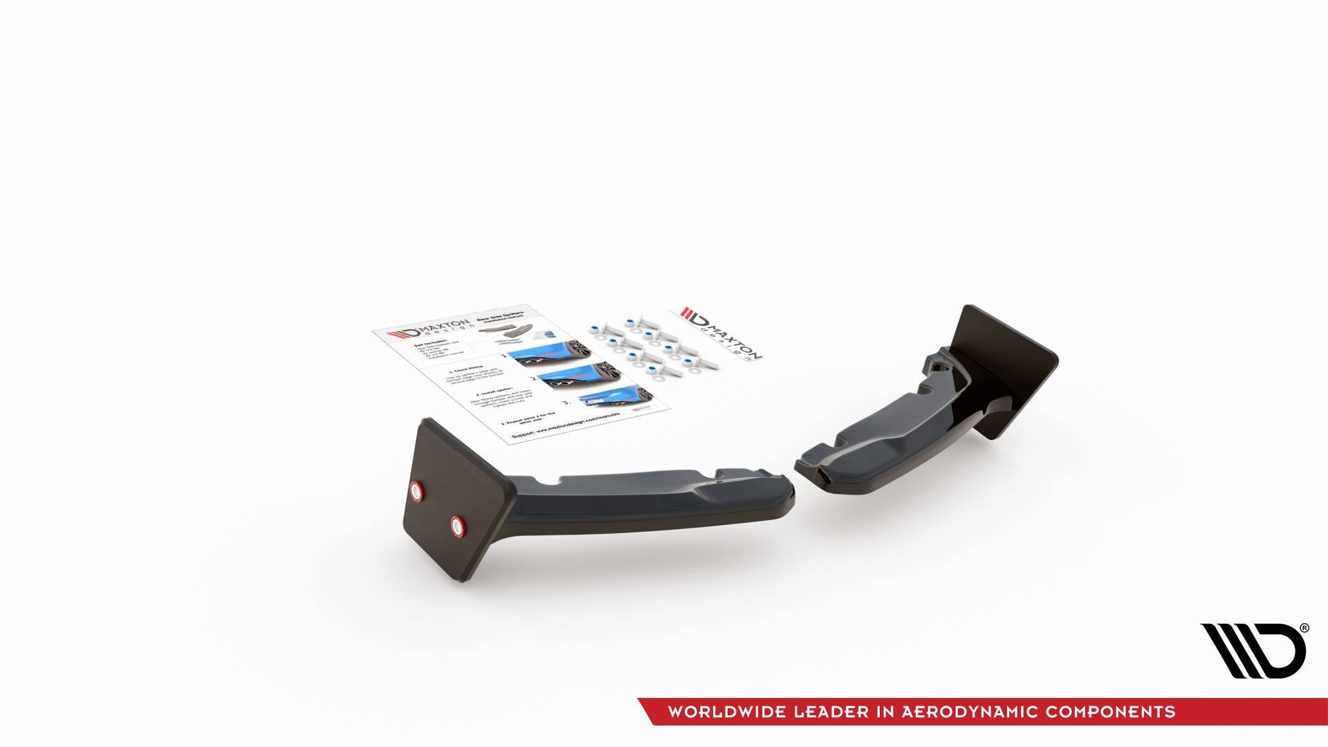 Heck Ansatz Flaps Diffusor +Flaps für V.2 Toyota GR Yaris Mk4