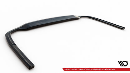 Mittlerer Diffusor Heck Ansatz für Audi A6 C8 Carbon Look