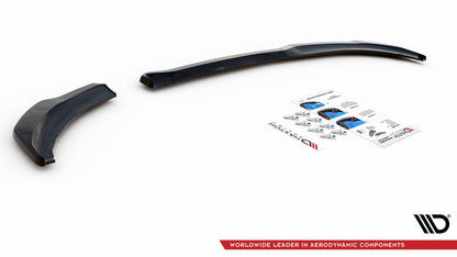 Heck Ansatz Flaps Diffusor für Peugeot 207 Sport schwarz matt