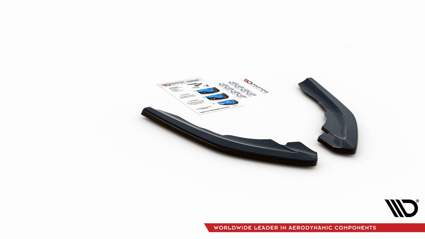 Heck Ansatz Flaps Diffusor V.2 für BMW M2 F87 Carbon Look