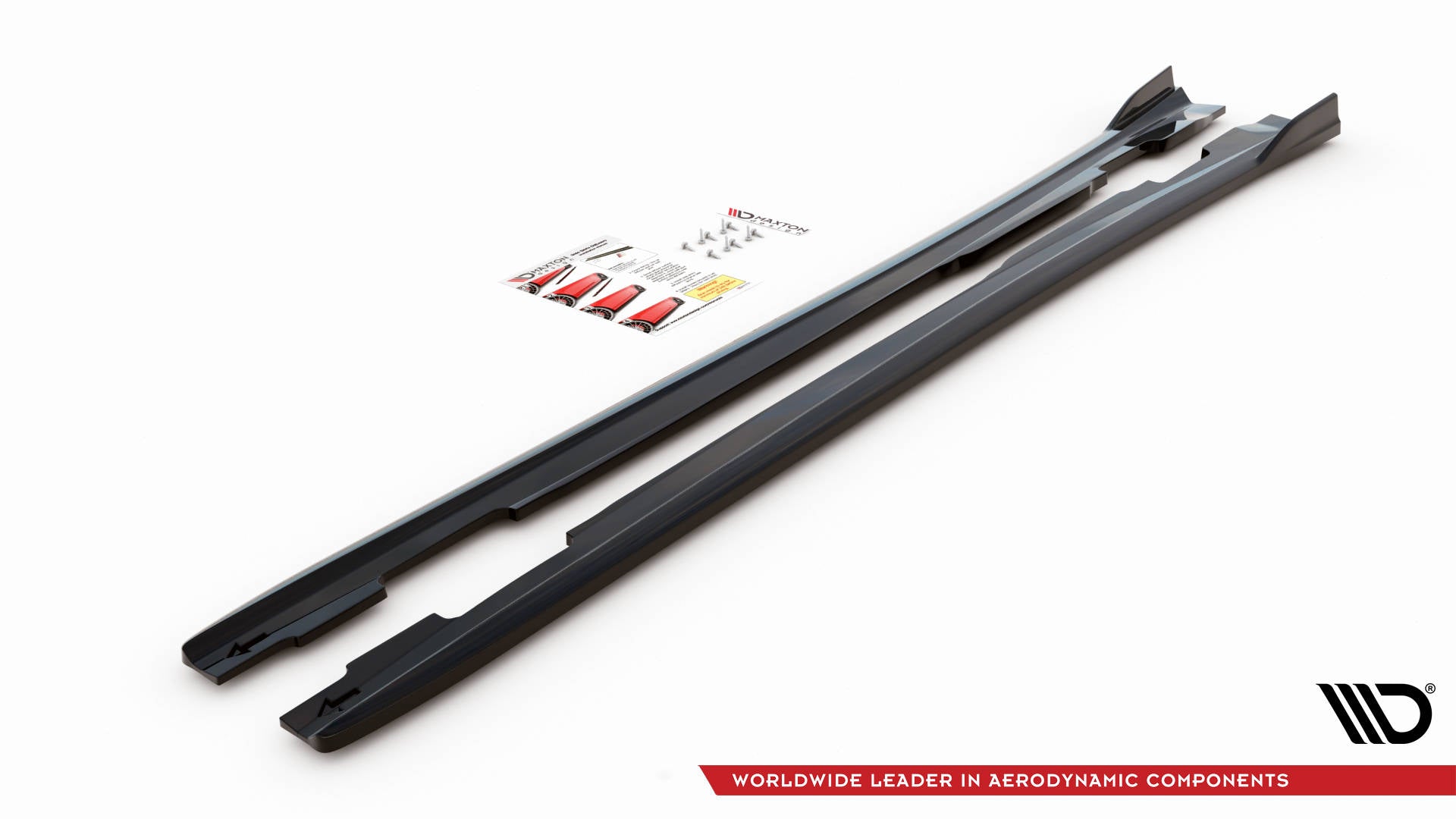 Seitenschweller Ansatz für V.1 für Mercedes-Benz A W176 Carbon Look