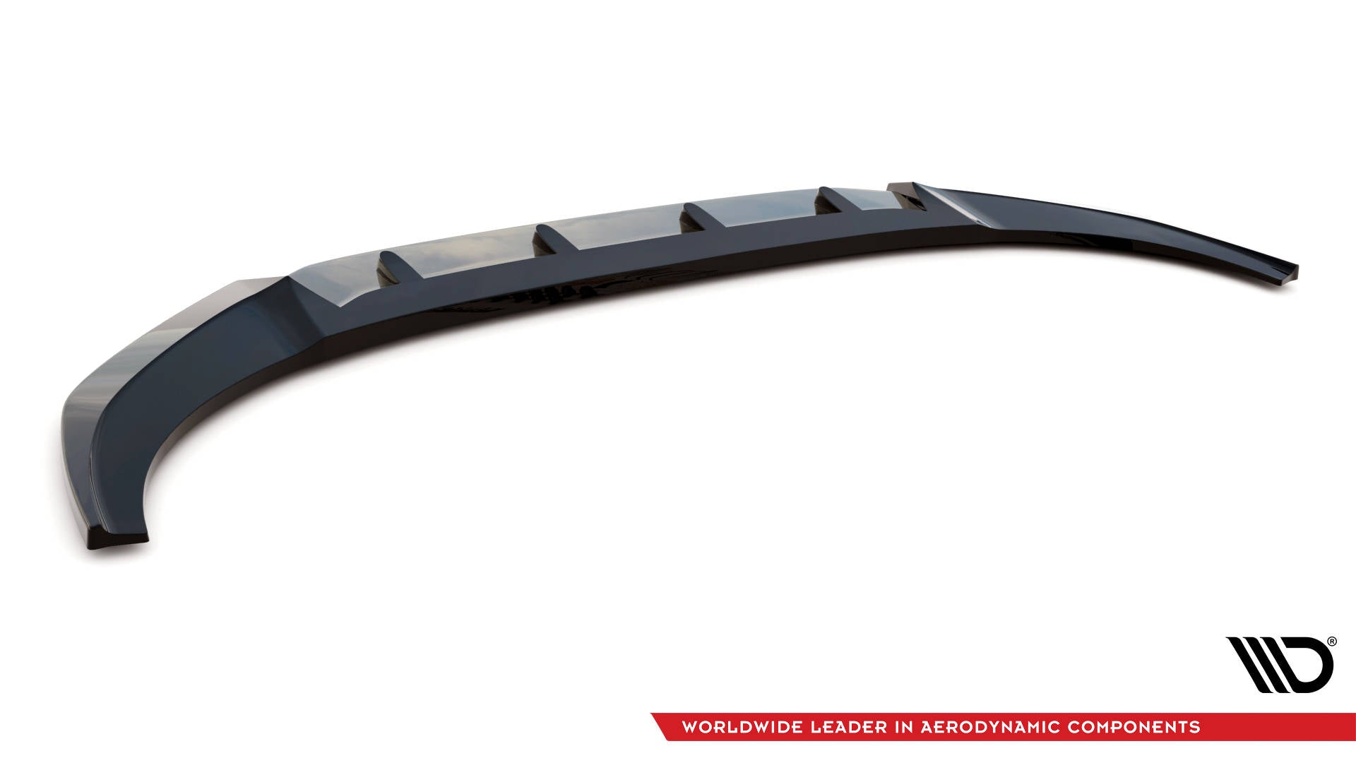 Front Ansatz V.1 für Audi RSQ8 Mk1 schwarz Hochglanz