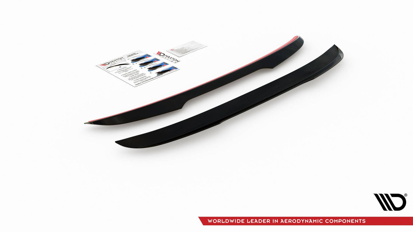 Spoiler CAP für Volvo V90 Mk2 schwarz matt