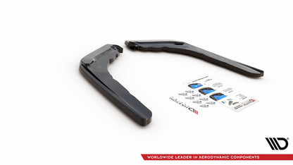 Heck Ansatz Flaps Diffusor V.1 für BMW M4 F82 Carbon Look