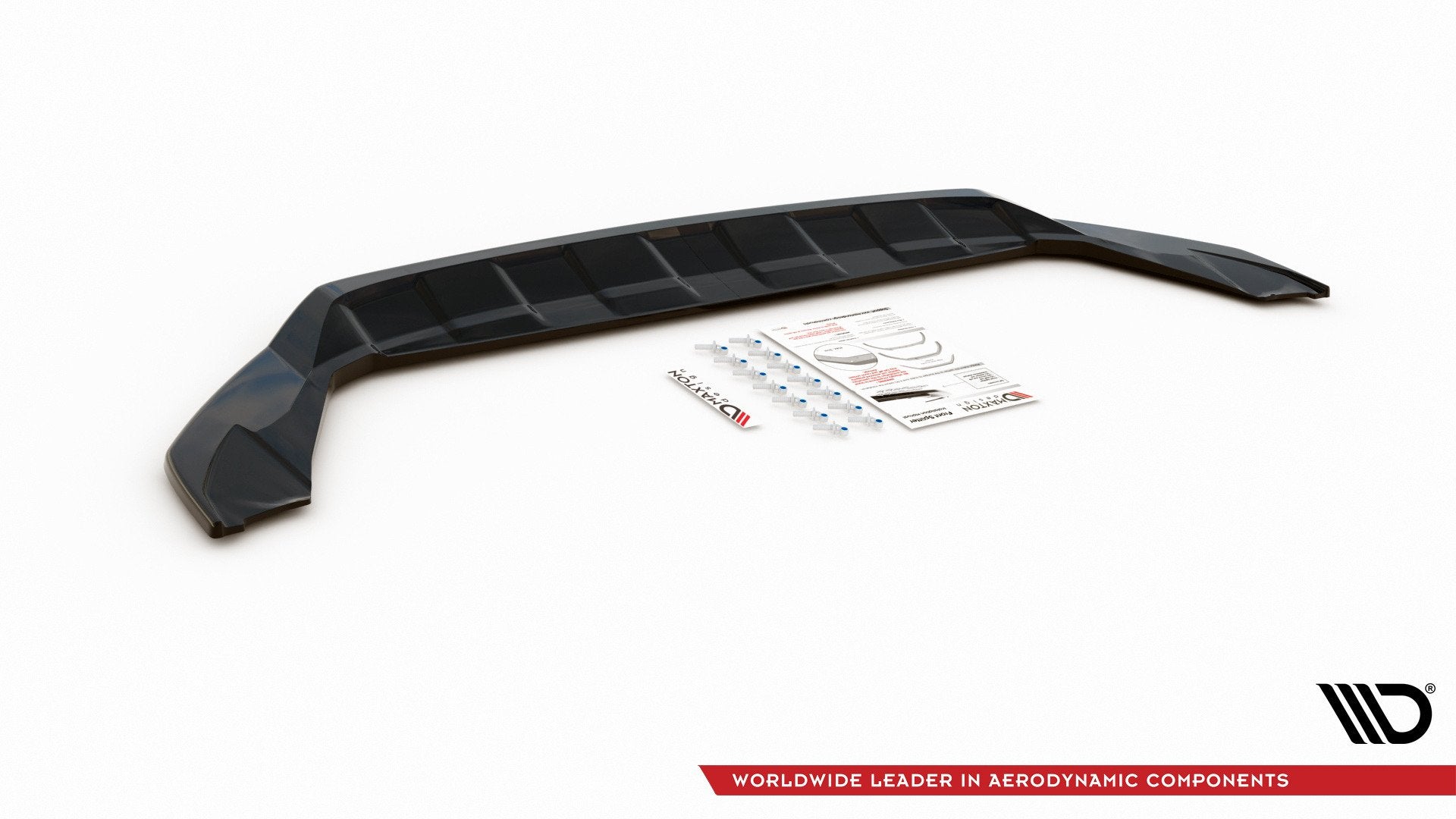 Front Ansatz für Volkswagen T-Cross Carbon Look