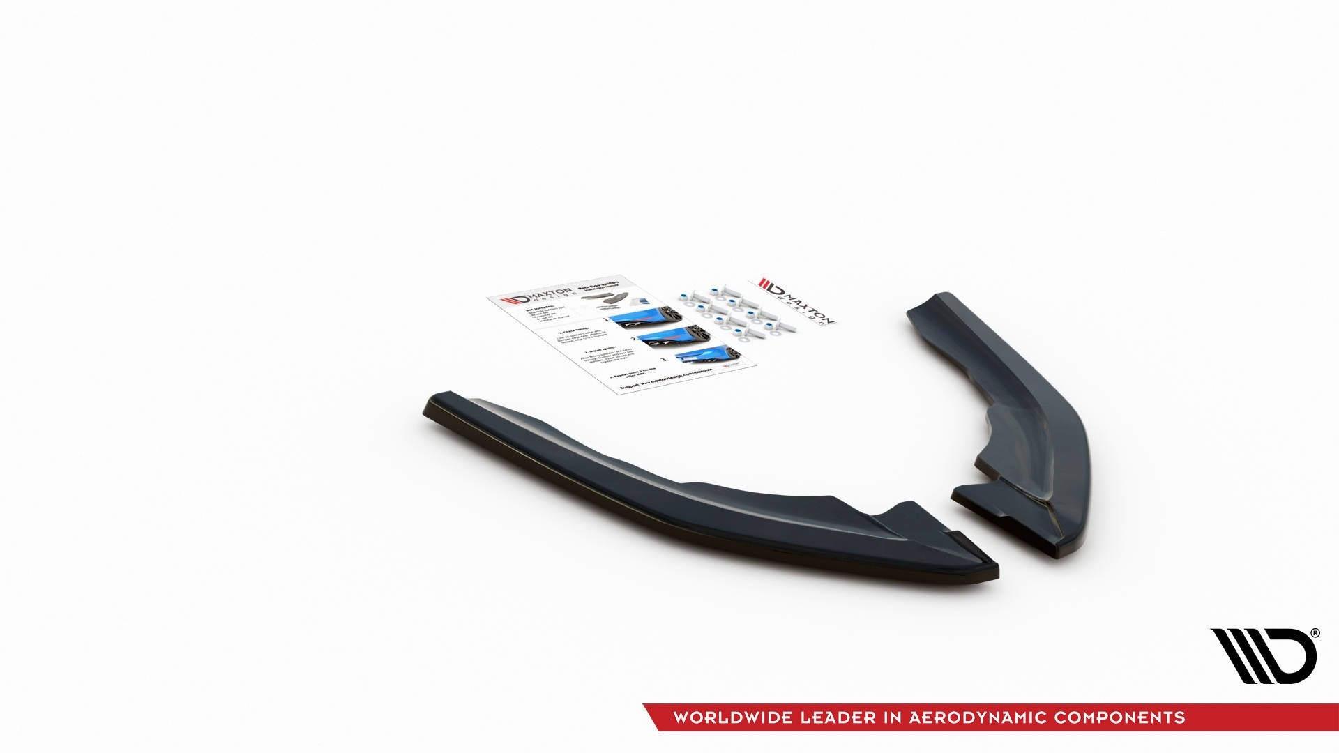 Heck Ansatz Flaps Diffusor V.3 für BMW M2 F87 Carbon Look