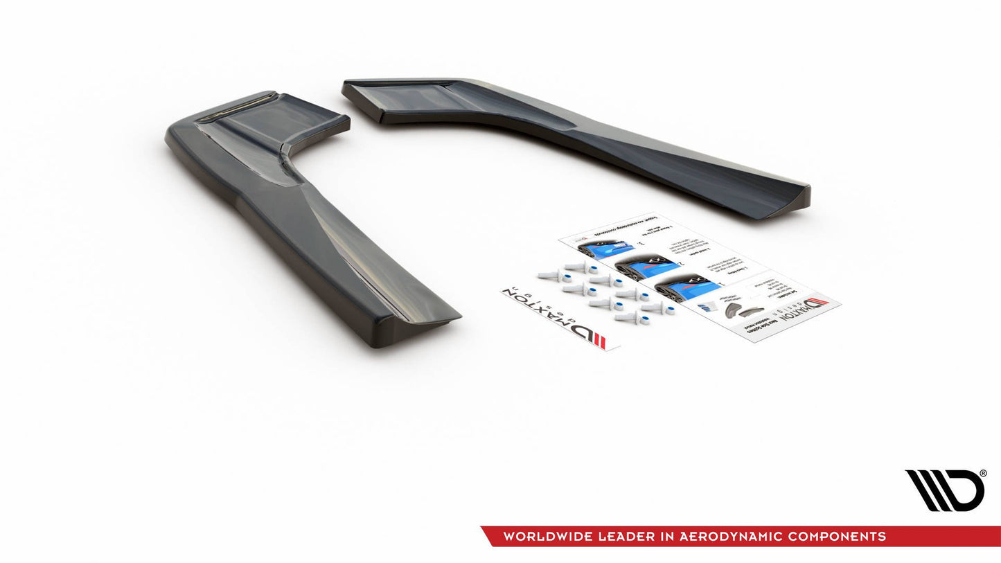 Heck Ansatz Flaps Diffusor für Mercedes-AMG CLA 35 Aero / 45 Aero C118 schwarz matt