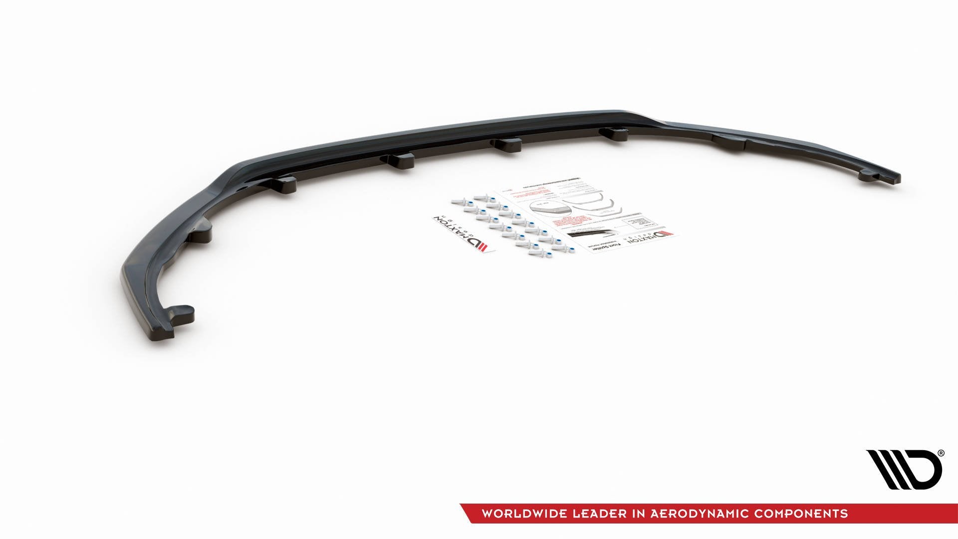 Front Ansatz V.1 für Peugeot 308 Mk2 Facelift schwarz Hochglanz