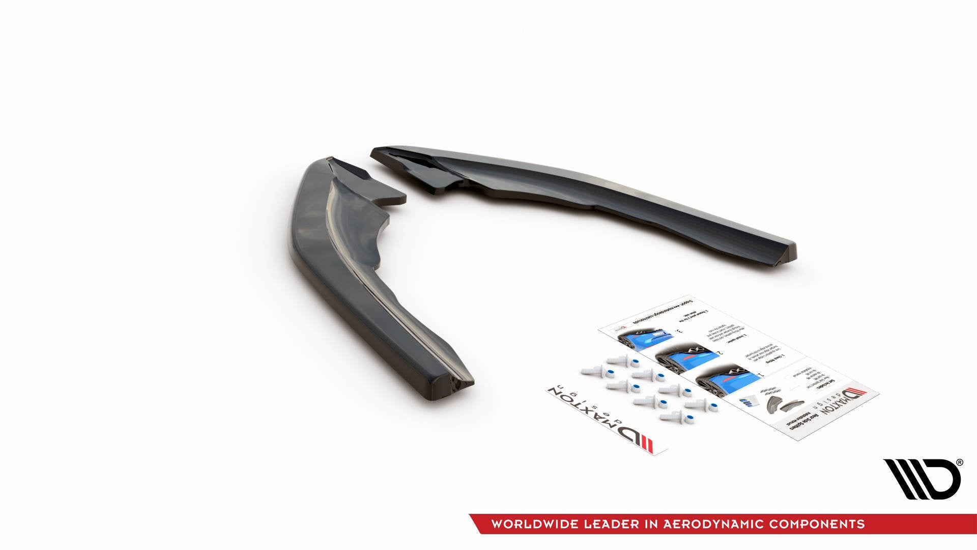 Heck Ansatz Flaps Diffusor V.3 für BMW M2 F87 schwarz matt