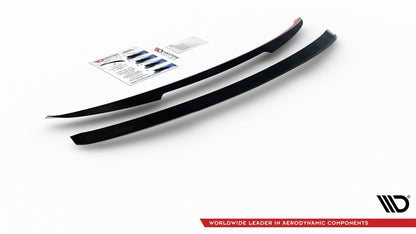 Spoiler CAP für Audi A6 S-Line / S6  C8 Avant Carbon Look