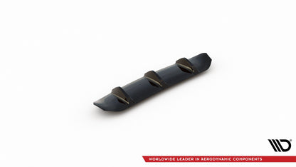 Diffusor Heck Ansatz für Mercedes-Benz E63 AMG Kombi/Limousine S213/W213 schwarz matt