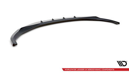 Front Ansatz V.3 für BMW 4er Gran Coupe M-Paket G26 schwarz Hochglanz