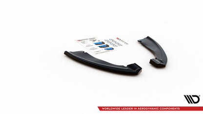 Heck Ansatz Flaps Diffusor für BMW X5 M F15 Carbon Look